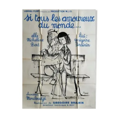 Affiche de Peynet originale - 1963