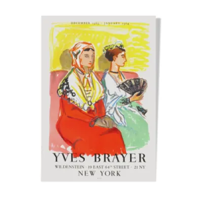 Affiche Yves Brayer 1963