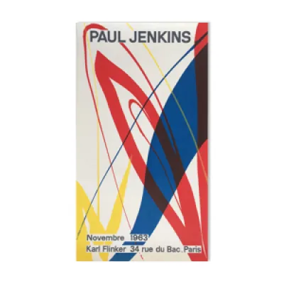 Affiche Paul Jenkins - 1963