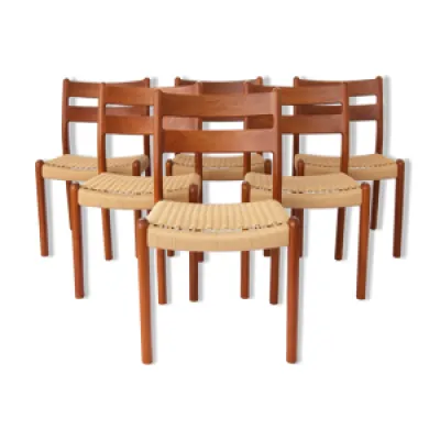 6 chaises de salle à - manger ensemble