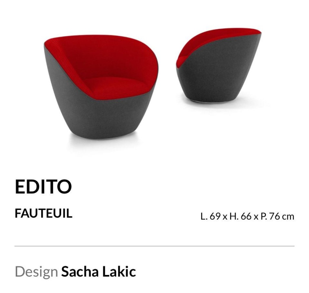 Edito,ROCHE BOBOIS,Sacha Lakic