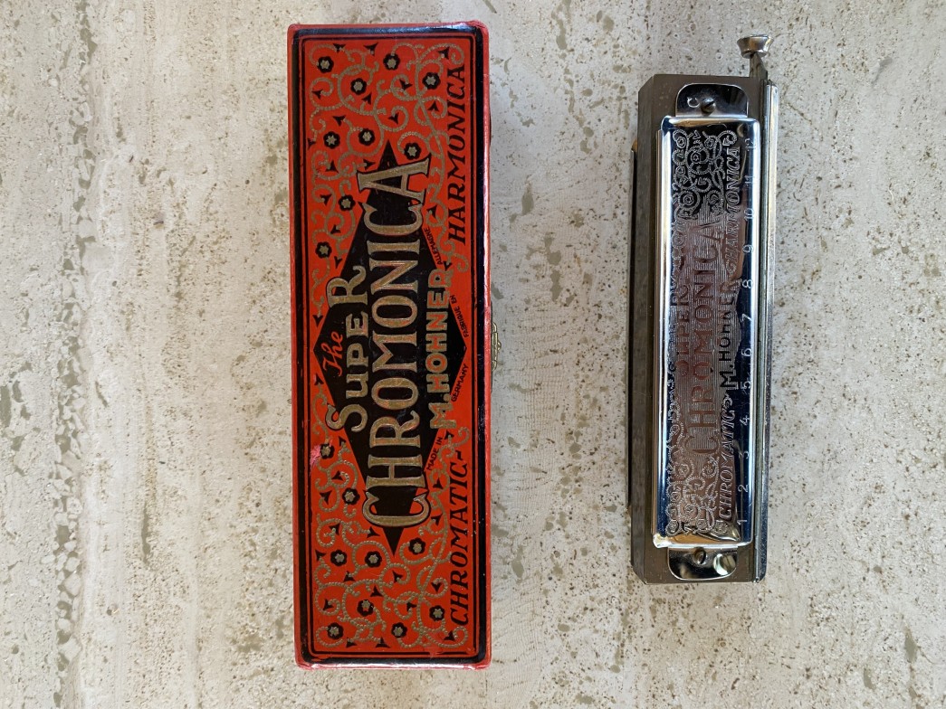 Modèle super chromonica  Chromatic harmonica à piston