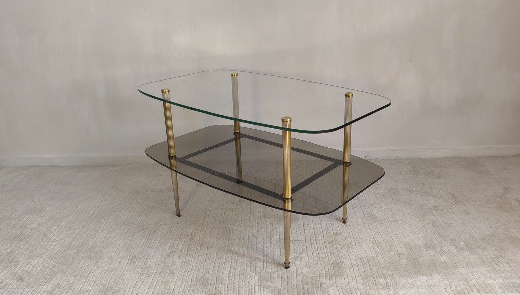 Table basse type Fontana Arte