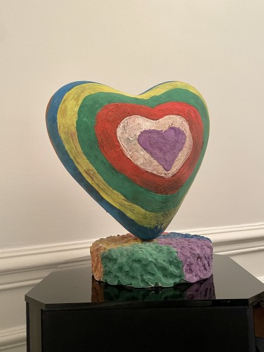 Heart sculpture in the style of American artist Jim Dine(3)