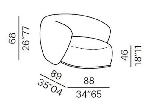 Fauteuil pivotant René Méridiani(2)