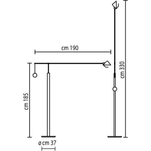 LAMPADAIRE,Artemide,Carlo Forcolini (3)