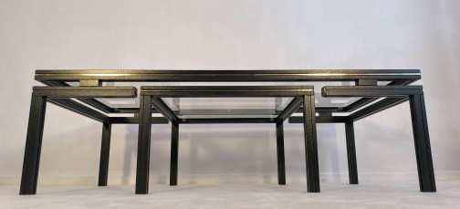 Table basse et sa  gigogne,Pierre VANDEL,Pierre Vandel(5)