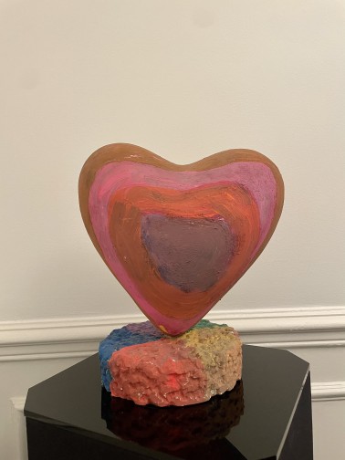 Heart sculpture in the style of American artist Jim Dine(4)