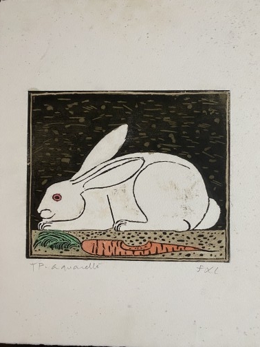 François Xavier Lalanne Le lapin