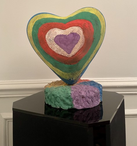 Heart sculpture in the style of American artist Jim Dine(2)