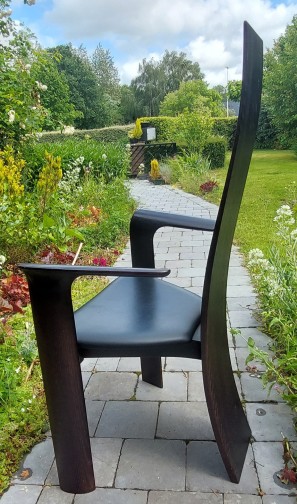 chaises & fauteuils design bois et cuir,ROCHE & BOBOIS(5)