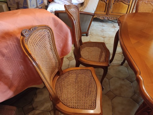 Chaises en merisier de style louis XV(2)